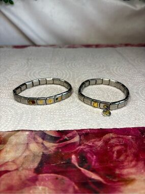 Vintage Italian nomination bracelets